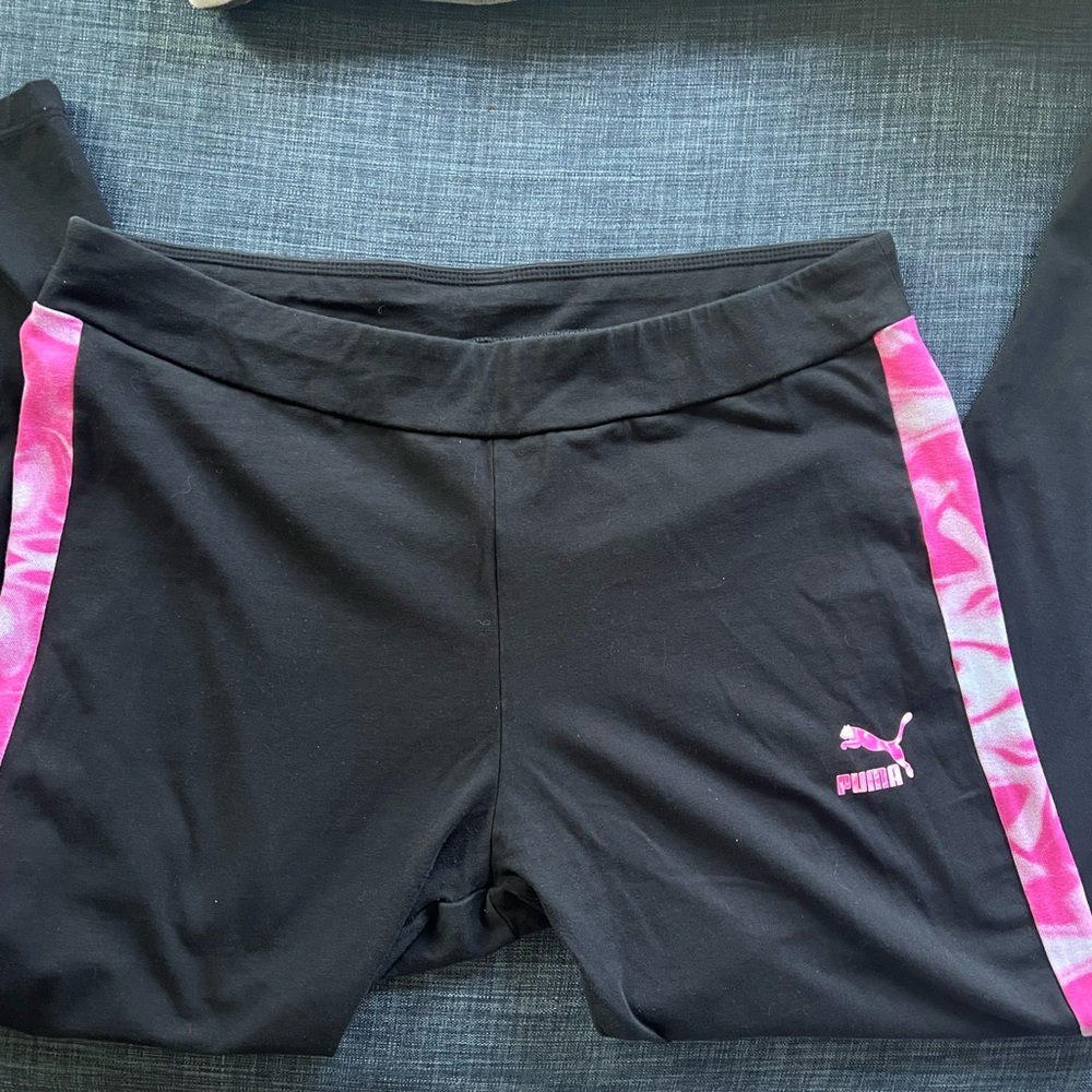 WOMENS XL PUMA TOGA EXERCISE LEGGINGS